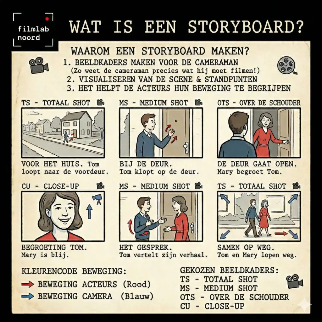 voorbeeld storyboard filmlab noord